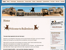 Tablet Screenshot of bullenherz-offroad.com
